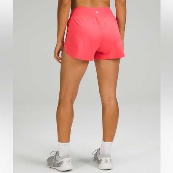Lululemon PALE RASPBERRY Find Your Pace Short 3” Lined - Picture 3 of 5